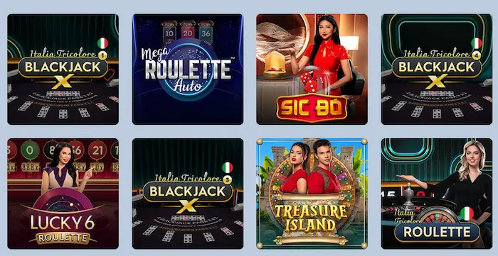 1XBet Casino Italy live